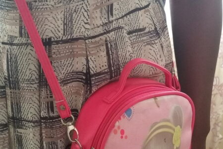 SMALL BABY PINK LADIES BODY BAG