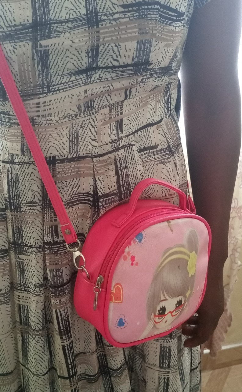 SMALL BABY PINK LADIES BODY BAG - Image 1