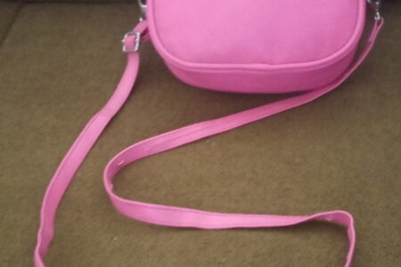SMALL BABY PINK LADIES BODY BAG - Image 2
