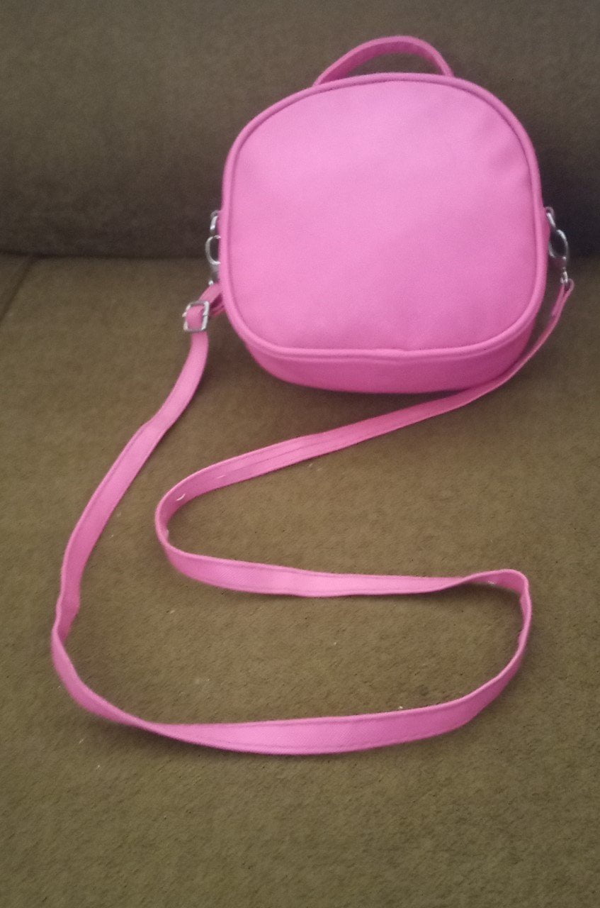 SMALL BABY PINK LADIES BODY BAG - Image 2