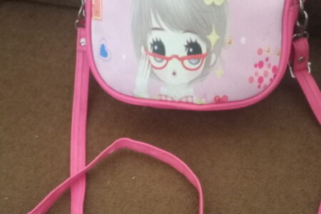 SMALL BABY PINK LADIES BODY BAG - Image 3