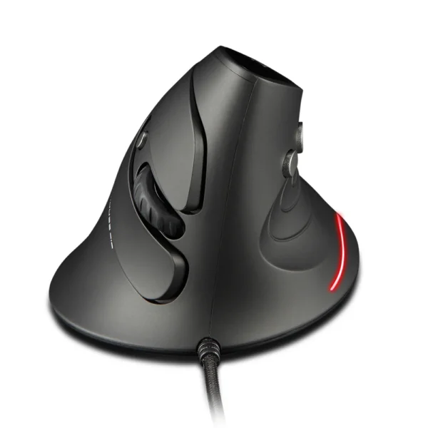 ZELOTES T-30 Mouse Wired Optical Mouse Vertical Mouse USB Wired Gaming Mouse 6 Keys Ergonomic Mice with 3200 DPI for PC Laptop