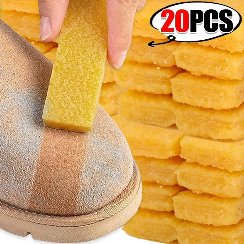 20/1Pcs Natural Shoe Eraser Rubber Block Suede Shoes Boots Cleaning Care Decontamination Shining Wiping Home Leather Cleaner - Image 1