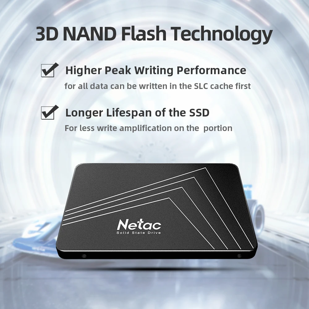 Netac SATA SSD SATA3 2.5 SSD 1tb 2tb 4tb 128gb 256gb 512gb 480gb 960gb HDD Internal Solid State Drive Hard Disk for Laptop PC - Image 3
