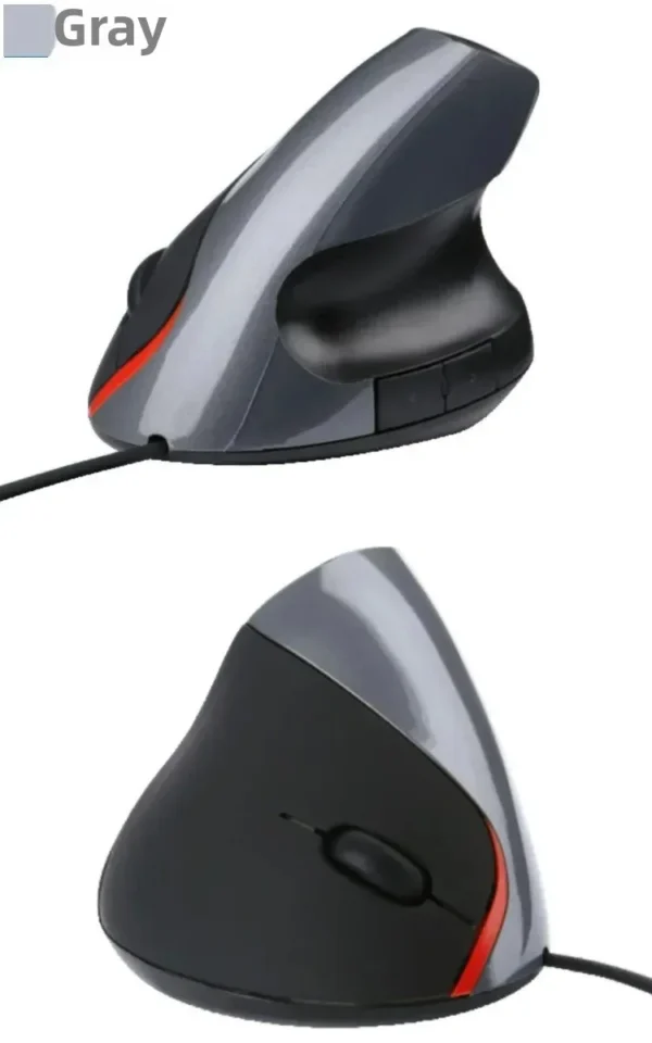 1600DPI USB Vertical Wired Mouse Ergonomic Design Wrist Rest Gaming Mice for PC Laptop Mouse Mouse for Laptop Mouse for Computer