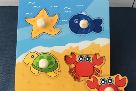 Children Hand Scratch 3D Wooden Board Baby Cartoon Montessori Early Education Farm Fruit Cognitive Puzzle Toy - Image 6
