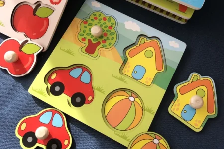 Children Hand Scratch 3D Wooden Board Baby Cartoon Montessori Early Education Farm Fruit Cognitive Puzzle Toy - Image 3