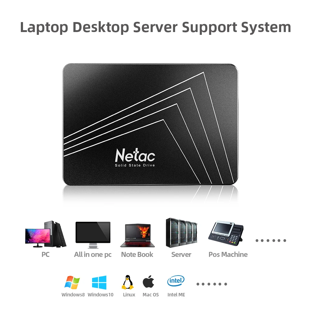 Netac SATA SSD SATA3 2.5 SSD 1tb 2tb 4tb 128gb 256gb 512gb 480gb 960gb HDD Internal Solid State Drive Hard Disk for Laptop PC - Image 4