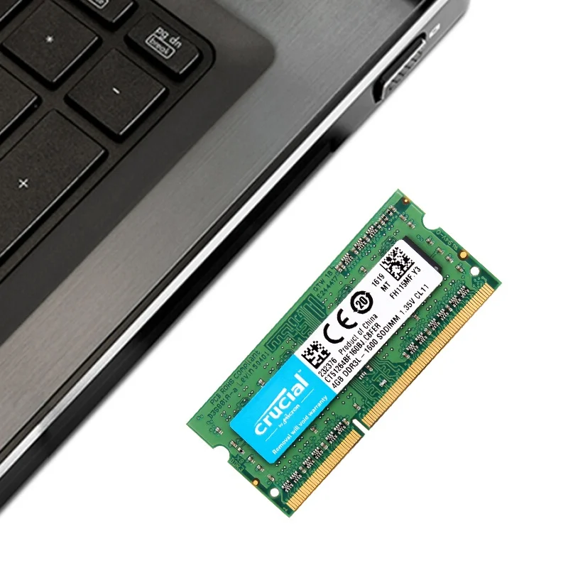 Crucial Notebook DDR3 RAM DDR3L 4GB 8GB SODIMM 1333 1666MHz 204Pin 1.35V/1.5V RAM PC3-10600 12800 FOR Laptop - Image 2