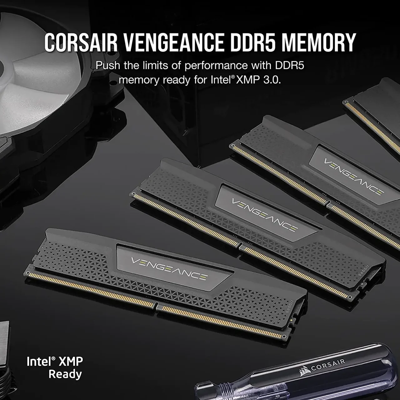Corsair Vengeance DDR5 RAM 16GB/32GB 5200/6000/6400MHz Intel XMP iCUE Compatible Computer Memory, Onboard Voltage Regulation - Image 2