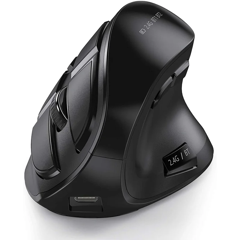 Bluetooth Vertical Wireless Mouse for Tablet Laptop Notebok Rechargeable USB Wireless Mouse Ergonomics Right Hand - Image 1
