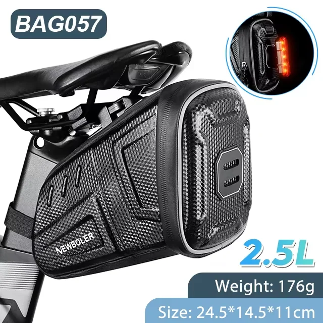 Waterproof Bicycle Saddle Bag With Password Lock MTB Road Bike Saddlebag Reflective Bicycle Tool Holder Bag Bike Accessories - Image 15