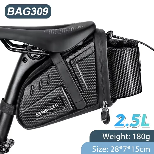 Waterproof Bicycle Saddle Bag With Password Lock MTB Road Bike Saddlebag Reflective Bicycle Tool Holder Bag Bike Accessories - Image 18