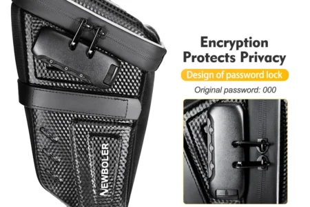 Waterproof Bicycle Saddle Bag With Password Lock MTB Road Bike Saddlebag Reflective Bicycle Tool Holder Bag Bike Accessories - Image 5
