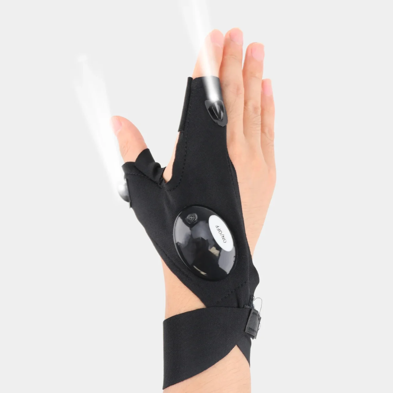 LED Half Finger Glove for Men Women Outdoor Waterproof Night Fishing Bait Cycling Running Flashlight Durable Fingerless Gloves - Image 9