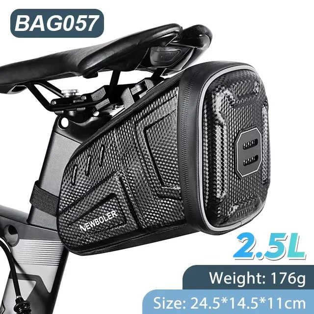 Waterproof Bicycle Saddle Bag With Password Lock MTB Road Bike Saddlebag Reflective Bicycle Tool Holder Bag Bike Accessories - Image 11