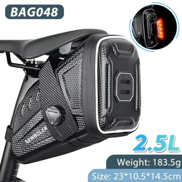 Waterproof Bicycle Saddle Bag With Password Lock MTB Road Bike Saddlebag Reflective Bicycle Tool Holder Bag Bike Accessories