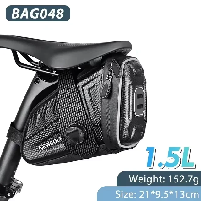Waterproof Bicycle Saddle Bag With Password Lock MTB Road Bike Saddlebag Reflective Bicycle Tool Holder Bag Bike Accessories - Image 22
